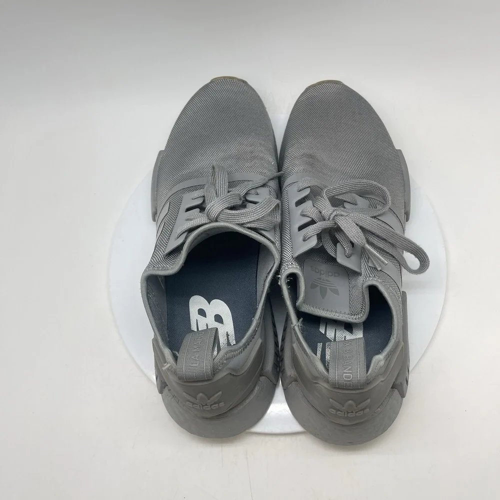 Adidas Sneakers Mens 12 NMD_R1 FV9016 Gray Athletic Running Causal Gym Shoes